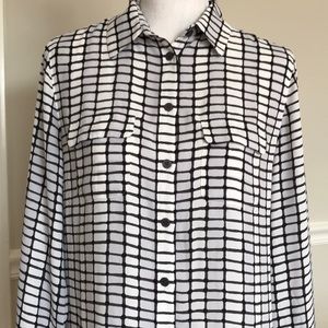 LOFT light weight, sheet blouse. Size small